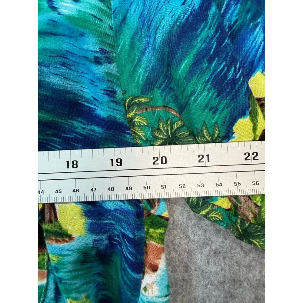 Pineapple Connection Creations By HeyMan Mens L Rayon Tropical Hawaiian Shirt